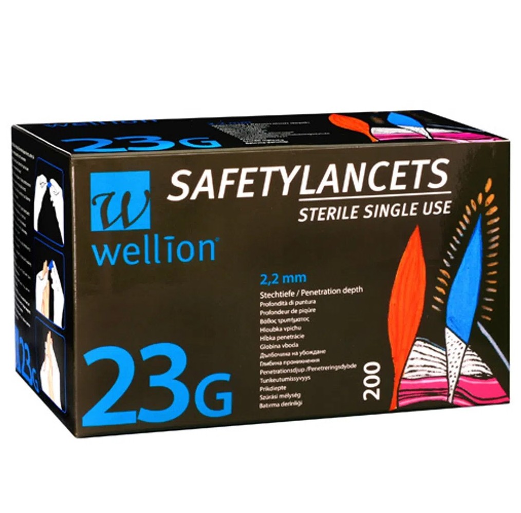 200 Lancetas 23G WELLION