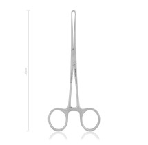 Pinça intestinal ALLIS, 5 x 6 dentes, 15 cm