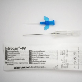 Cateteres intravenosos 22G - Azul